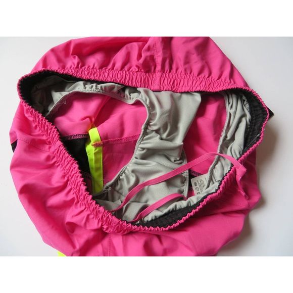 NEW Women's XS NIKE DRI-FIT 5K Running Training Shorts Pink Black 573728-667 - Picture 3 of 6